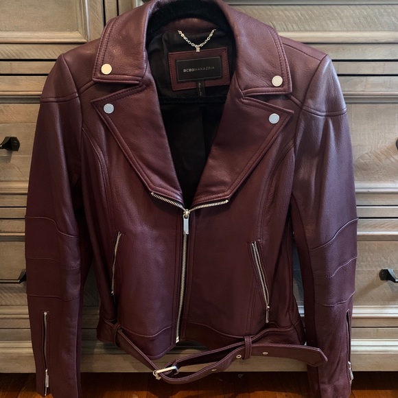 BCBGMaxAzria Jackets & Blazers - NEW Leather Biker Jacket